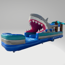 Shark Attack Double Lane Slip n Slide 35ft long