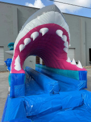 Image201 1739897472 Shark Attack Double Lane Slip n Slide 35ft long