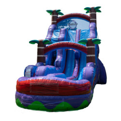 22PH 1750172394 Tropical Hurricane Double Lane 22ft Inflated Pool