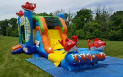 BigKahuna2 1749570767 Big Kahuna Combo (Water or Dry Slide)
